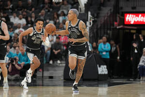 Jeremy Sochan z kolejnym występem w NBA. Polak pokazał się na tle mistrzów