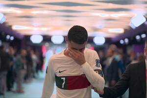 Poruszająca reakcja Cristiano Ronaldo na odpadnięcie z mundialu. Kapitan Portugalii nie krył łez [WIDEO]