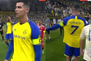 Irytacja Cristiano Ronaldo. Portugalczyk wylał frustrację na członka sztabu swojej drużyny [WIDEO]