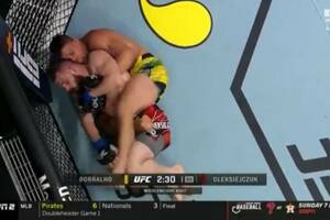 Porażka Polaka na gali UFC. Rywal zmusił go do poddania [WIDEO]