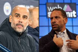 Guardiola po meczu zaczepił legendę Manchesteru United. Wcześniej napisał mu wiadomość