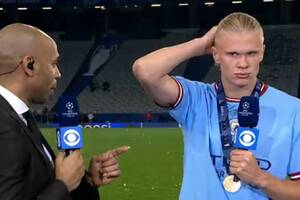 Erling Haaland poprosił o pomoc Thierry'ego Henry'ego. Jedna rada. "Wtedy wygracie wszystko" [WIDEO]