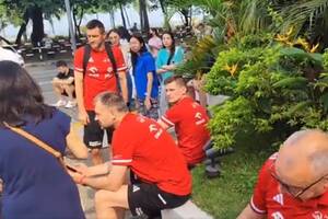 Polscy siatkarze ewakuowani z hotelu na Filipinach. Do akcji wkroczyły służby [WIDEO]