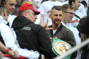Andrzej Fonfara trenuje z zawodnikiem KSW. Intensywne przygotowania pięściarza do walki na Clout MMA [ZDJECIE]