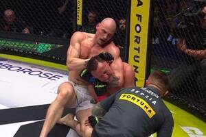 Hajto uduszony przez Bartmana na Clout MMA! Były piłkarz musiał odklepać [WIDEO] 