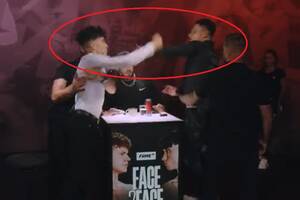 Zawodnicy Fame MMA udawali konflikt. Najpierw tłukli szklanki, a później normalnie ze sobą rozmawiali [WIDEO]