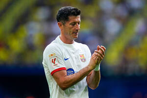 "Jest bardzo dobrym piłkarzem". Robert Lewandowski wskazał głównego rywala do korony króla strzelców La Liga