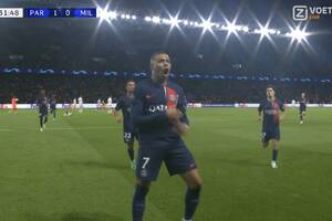 Kapitalne trafienie Kyliana Mbappe w Lidze Mistrzów! PSG postawiło AC Milan pod ścianą [WIDEO]
