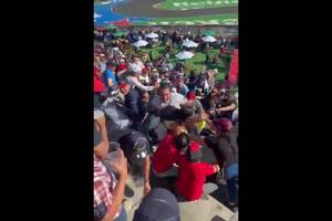 Potężne zamieszki na trybunach podczas Grand Prix Meksyku. Mogło dojść do tragedii [WIDEO]