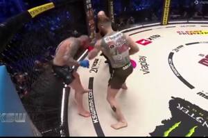 Michał Materla znokautowany w pierwszej rundzie! Legenda rozbita na gali KSW [WIDEO]