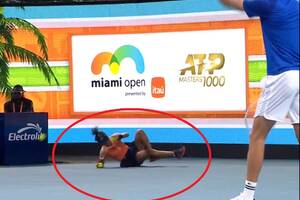 Groźne zdarzenie podczas turnieju ATP w Miami. Dziewczynka nagle padła na kort [WIDEO]