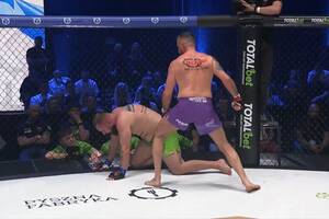 Doświadczony zawodnik pozamiatał! Szalone starcie na Prime MMA 8 [WIDEO]