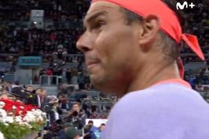 Nadal wypalił na korcie. Poszło o Real Madryt [WIDEO]