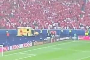 Alarm! Karetka na trybunach po meczu Polska - Austria [WIDEO]