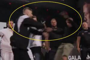 "Ferrari" nie wytrzymał. Sceny przed Fame MMA 22 [WIDEO]