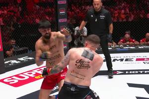 Triumf byłego zawodnika UFC w Fame MMA! Kapitalna seria [WIDEO]