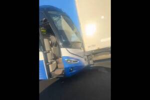 Problemy Realu! Klubowy autokar rozbity w Anglii [WIDEO]