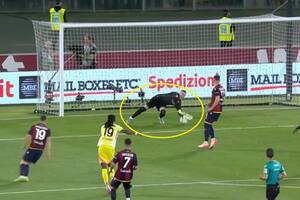Skorupski zawalił gola w meczu z Juventusem! Co za walka o LM [WIDEO]