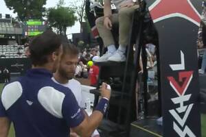"Spójrz na mnie, świnko". Haniebne słowa gwiazdy tenisa [WIDEO]